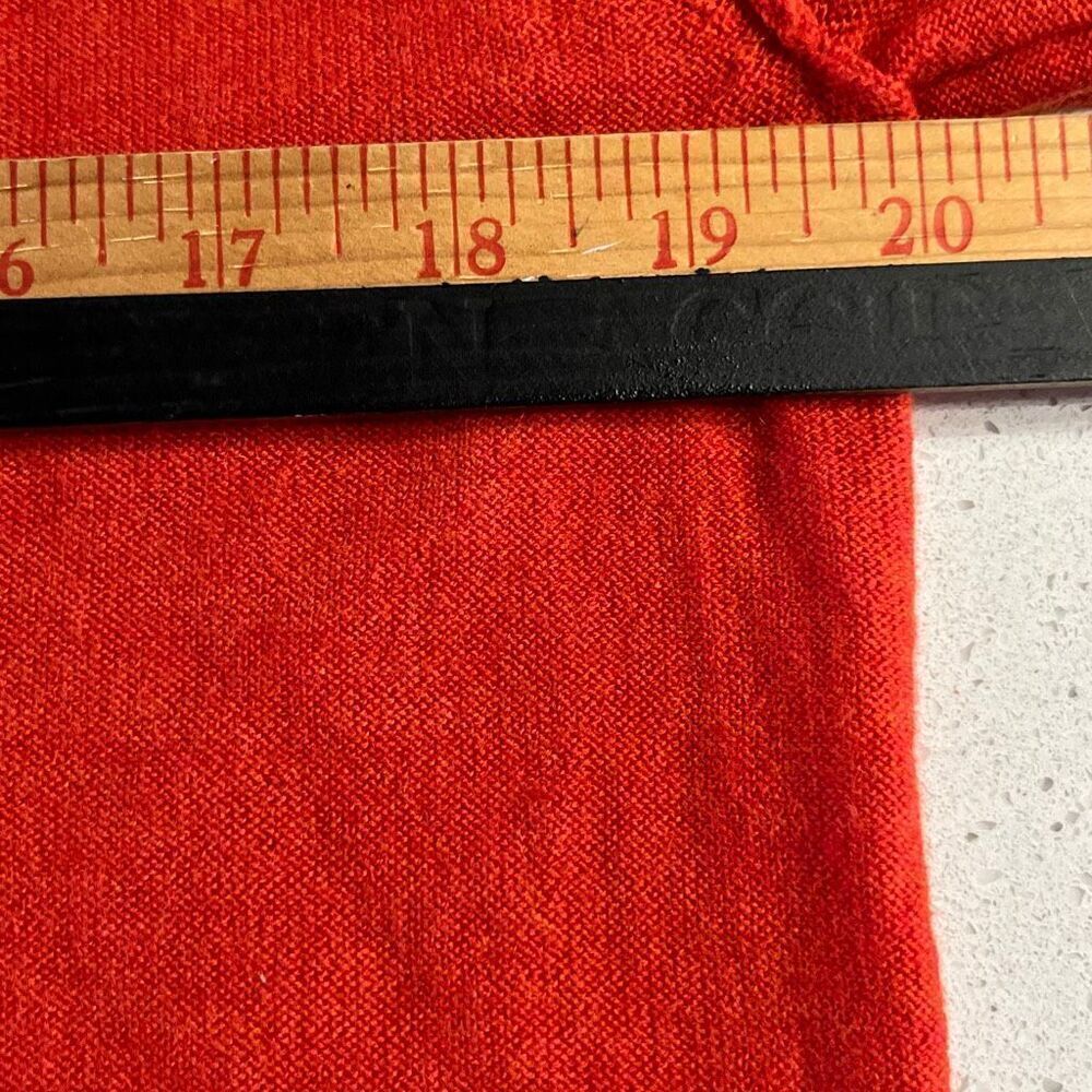 Vintage Gene Meyer Merino Wool Chest Stripe Sweater Sz. L - Picture 5 of 6